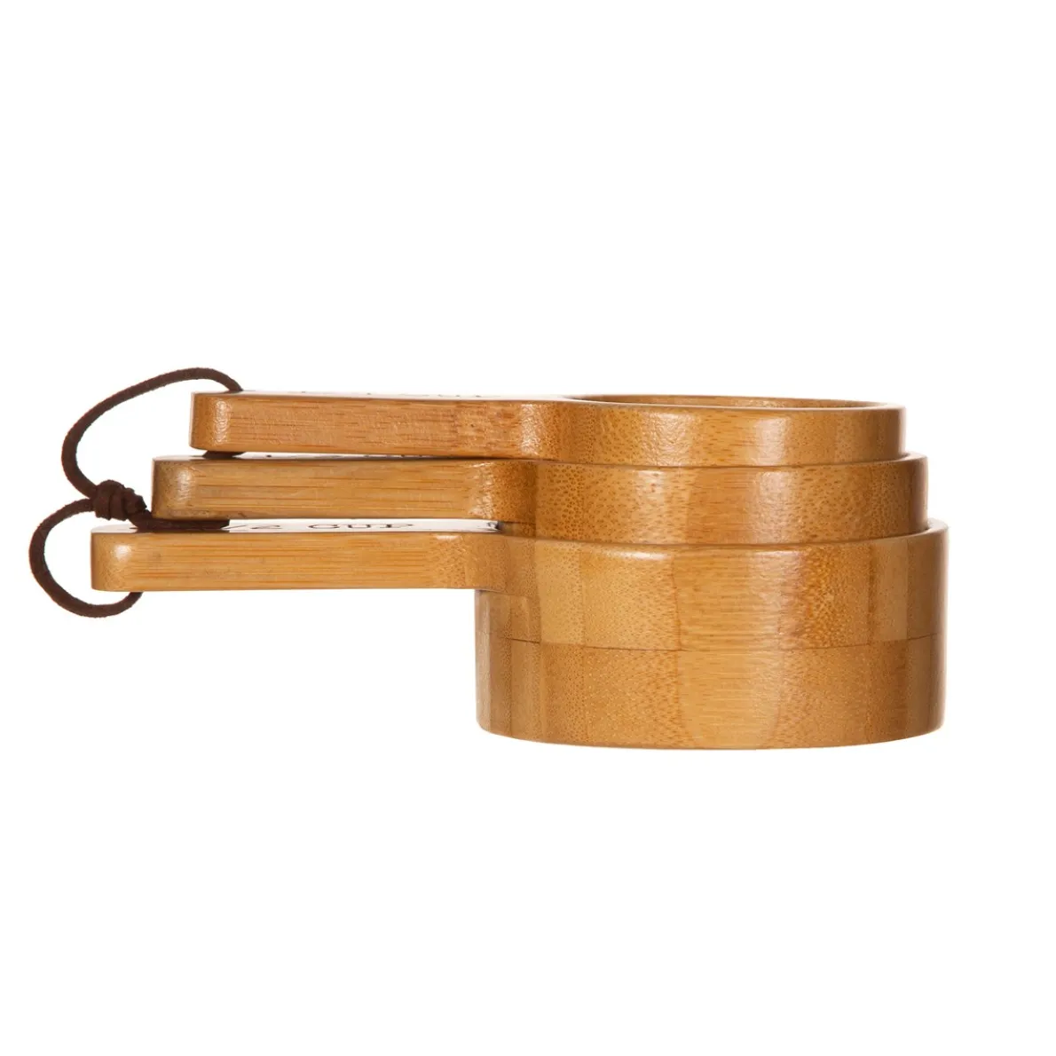 Bamboo Measuring Cups - Set of 3