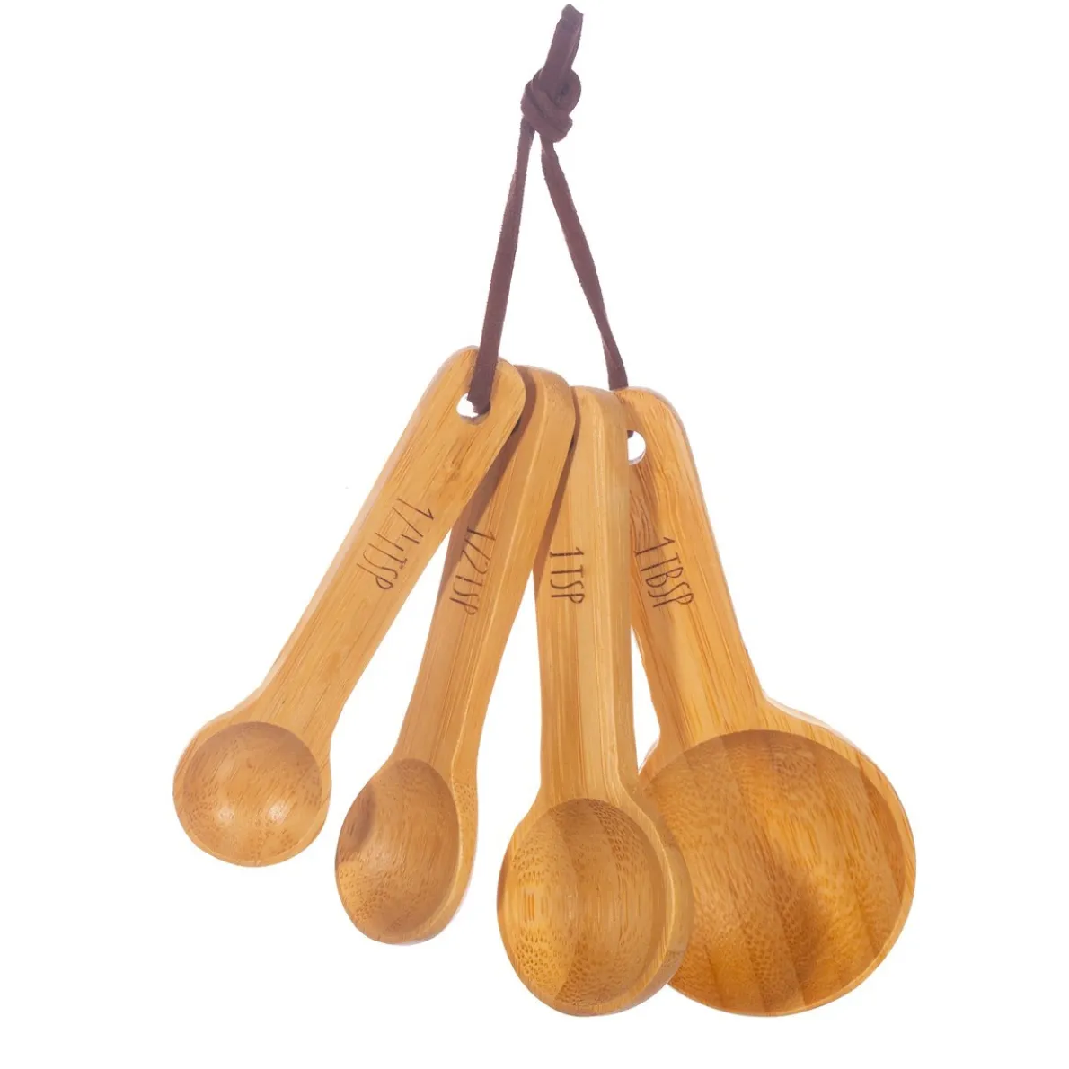 Bamboo Measuring Spoons - Set of 4