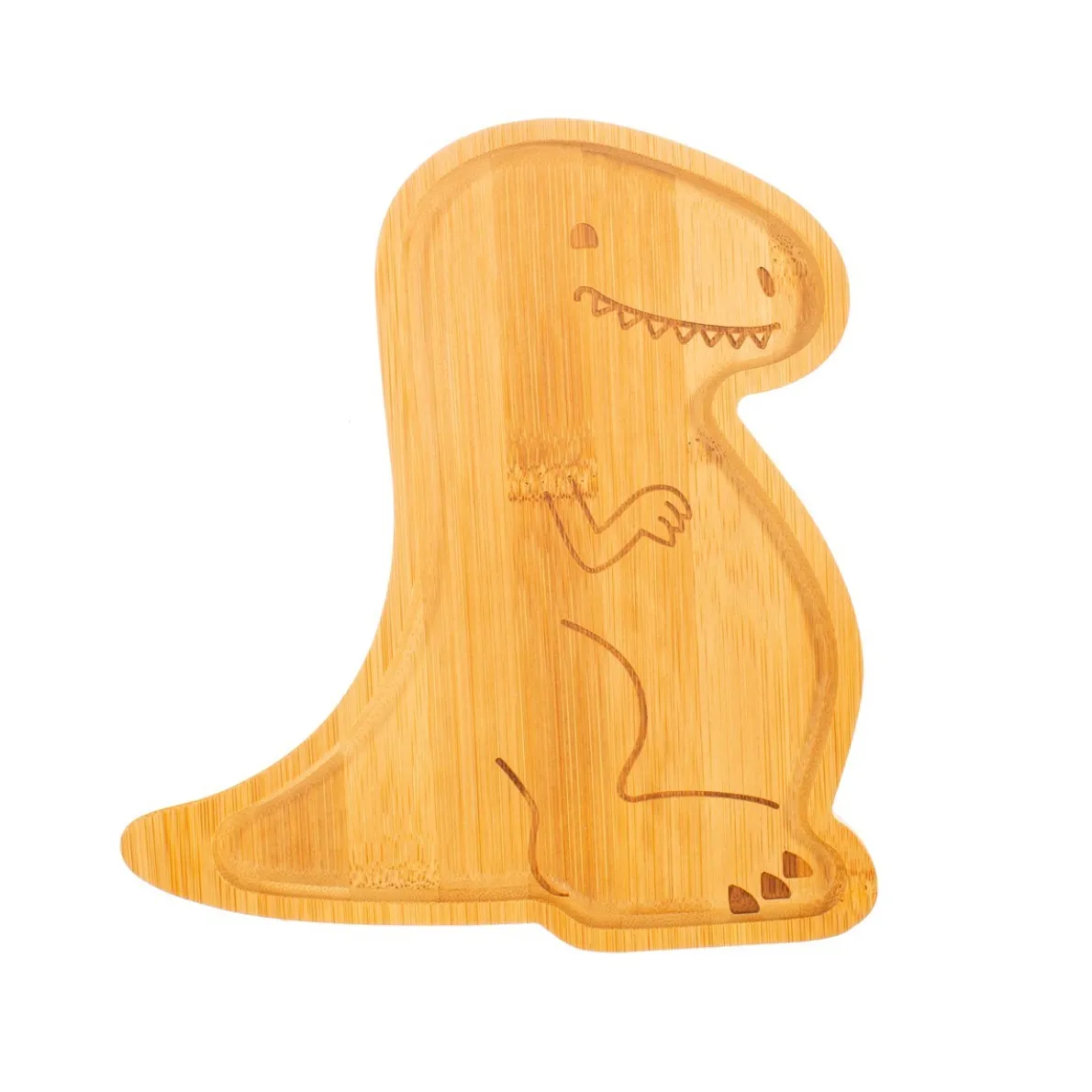 Bamboo T-Rex Plate