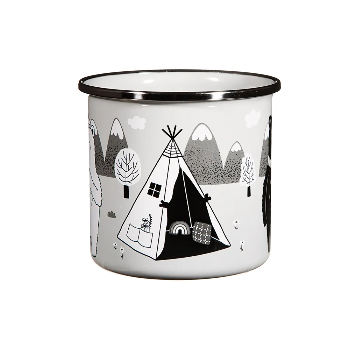 Bear Adventure Enamel Mug