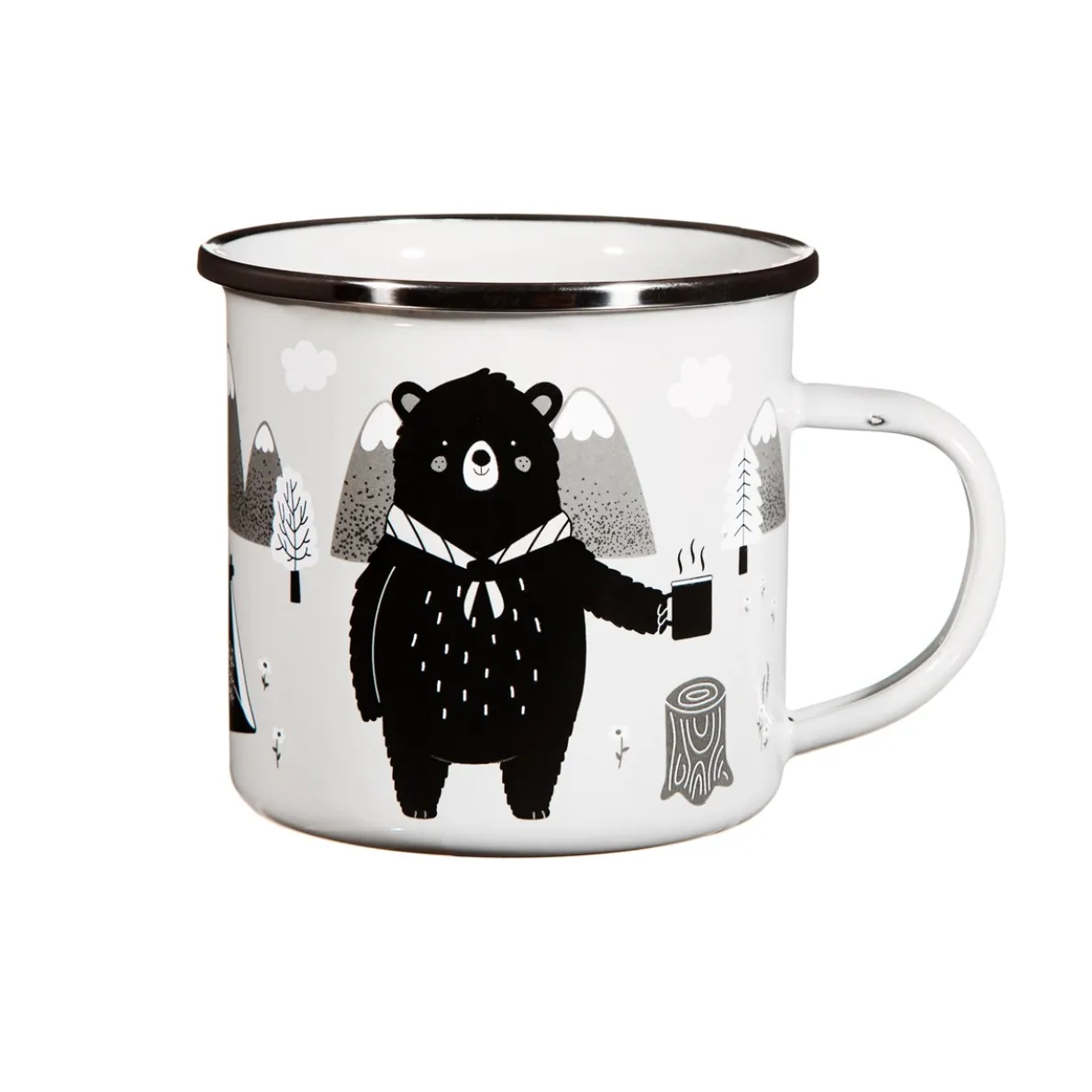 Bear Adventure Enamel Mug
