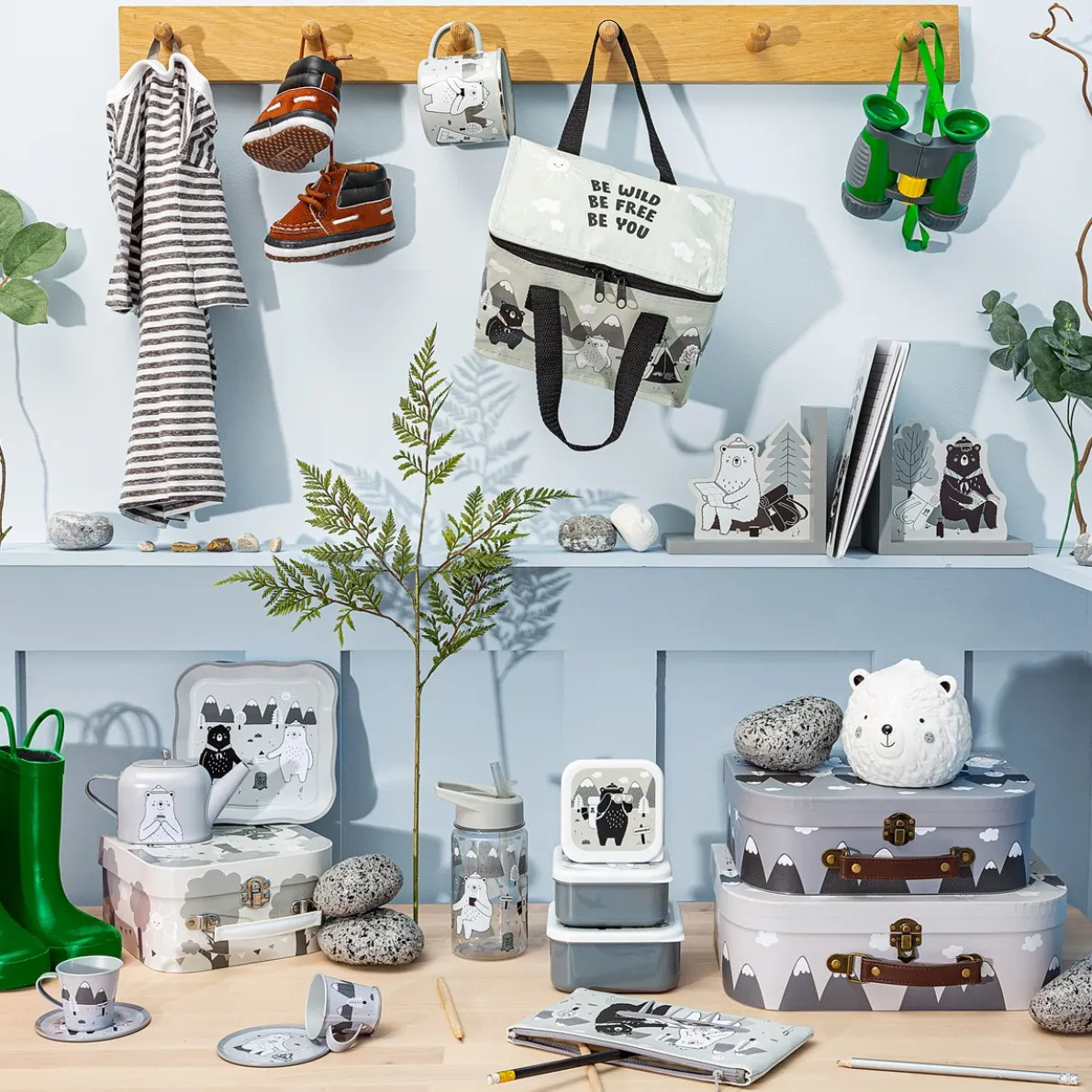 Bear Adventure Enamel Mug