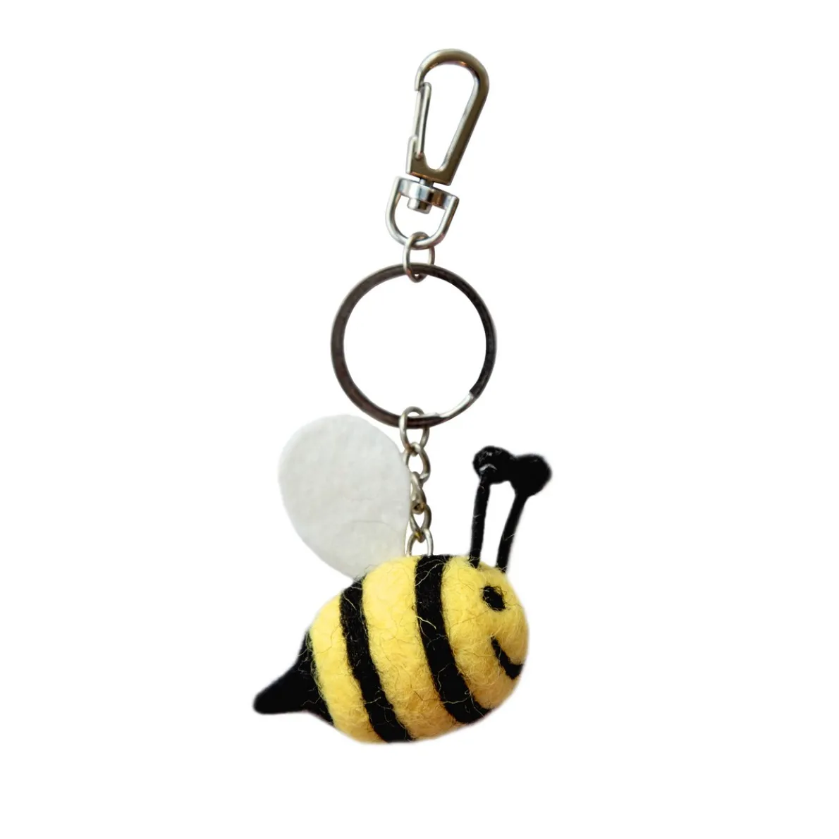 Bee Felt Keyring