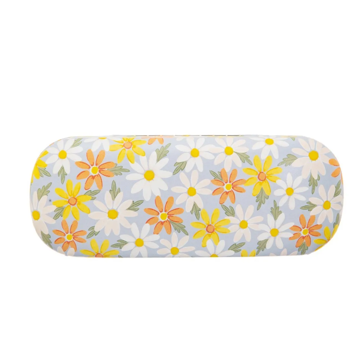Blue Daisy Glasses Case