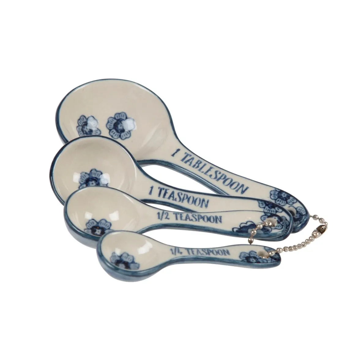 Blue Willow Floral Measuring Spoons