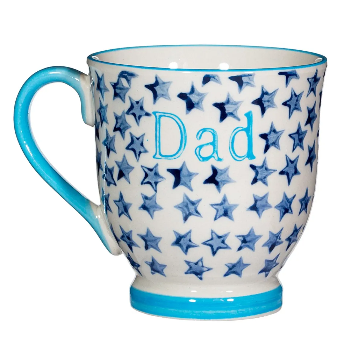 Bohemian Stars Dad Mug Blue