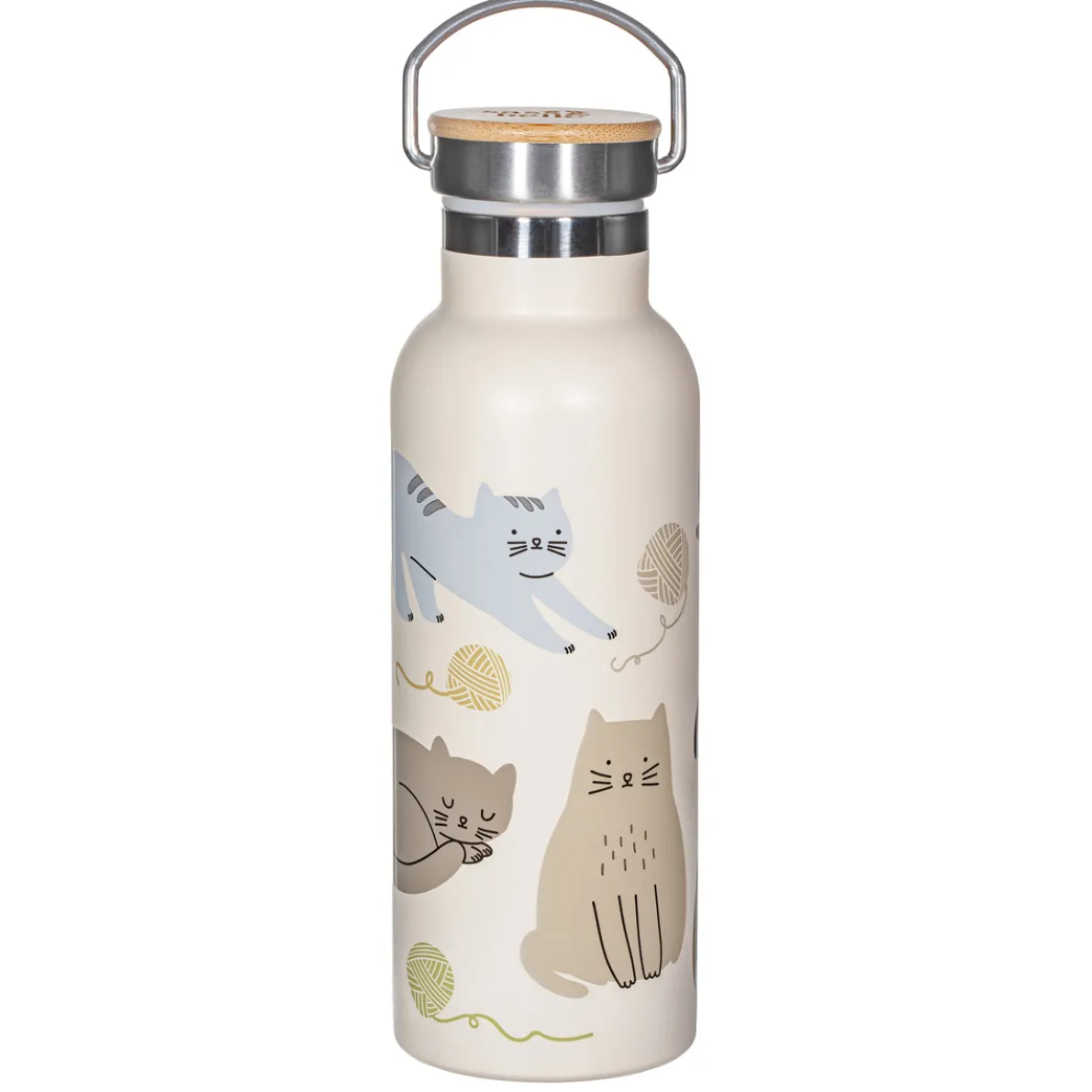 Cats Metal Water Bottle