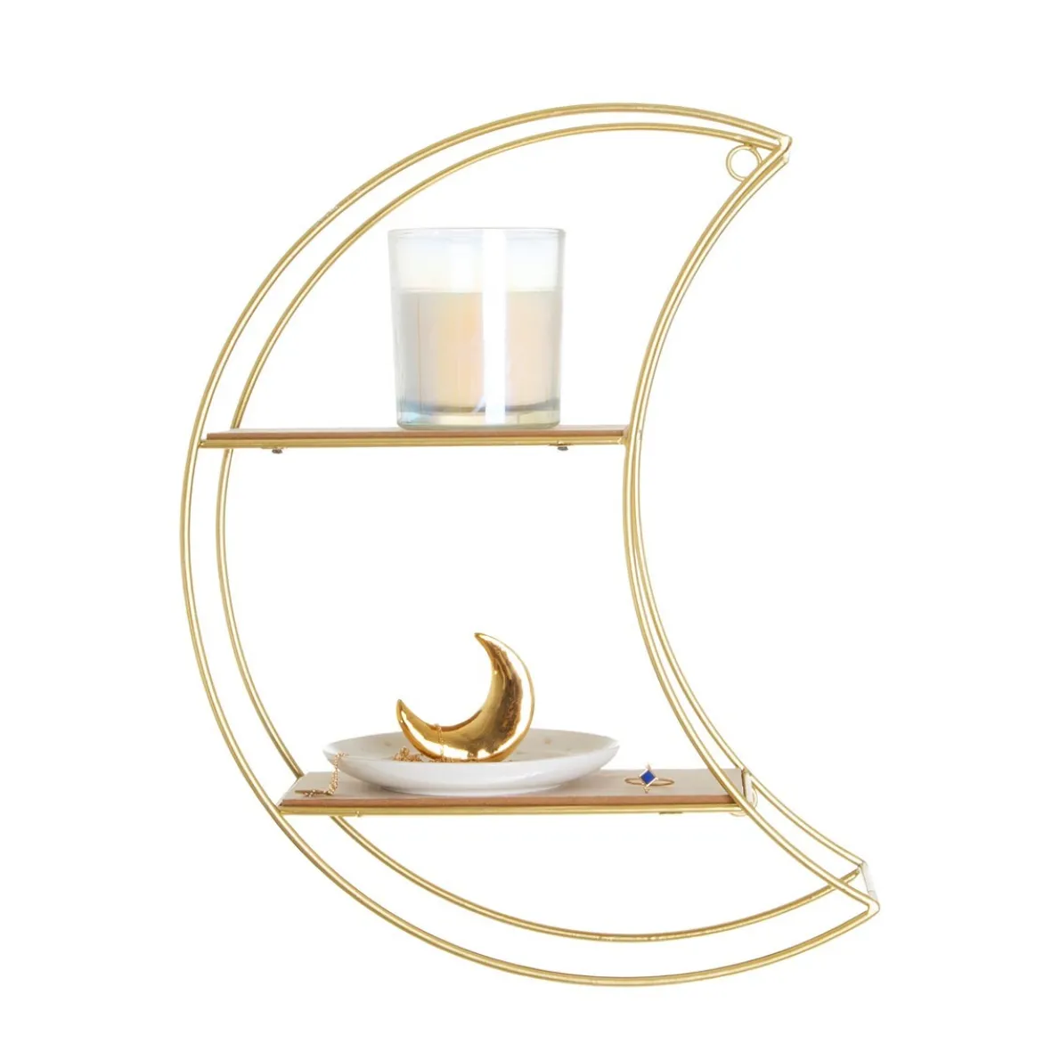 Celestial Moon Golden Shelf