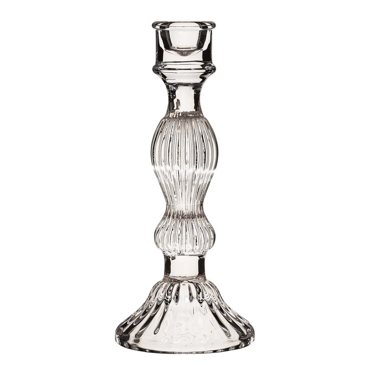 Clear Vintage Candleholder