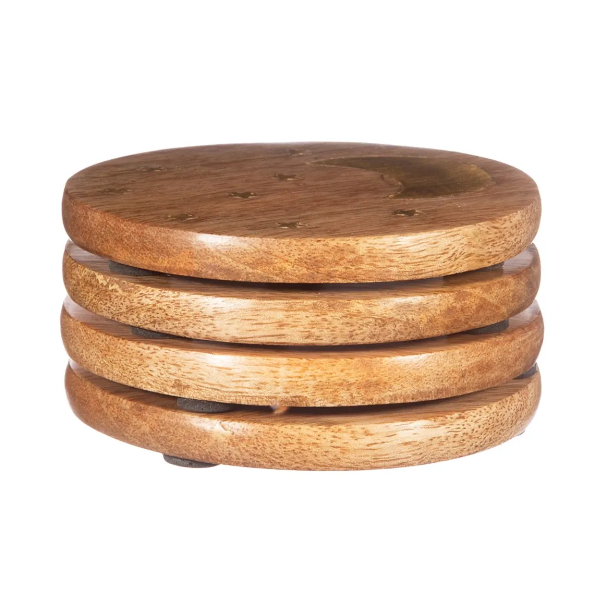 Crescent Moon Coasters - Set of 4