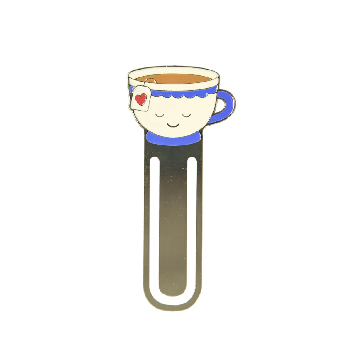 Cup of Tea Metal Bookmark