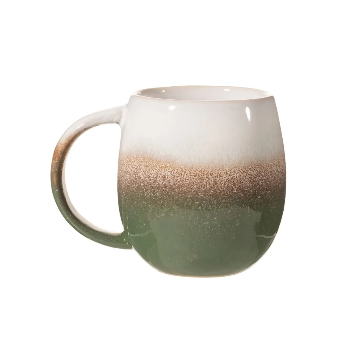 Dip Glazed Ombre Green Mug