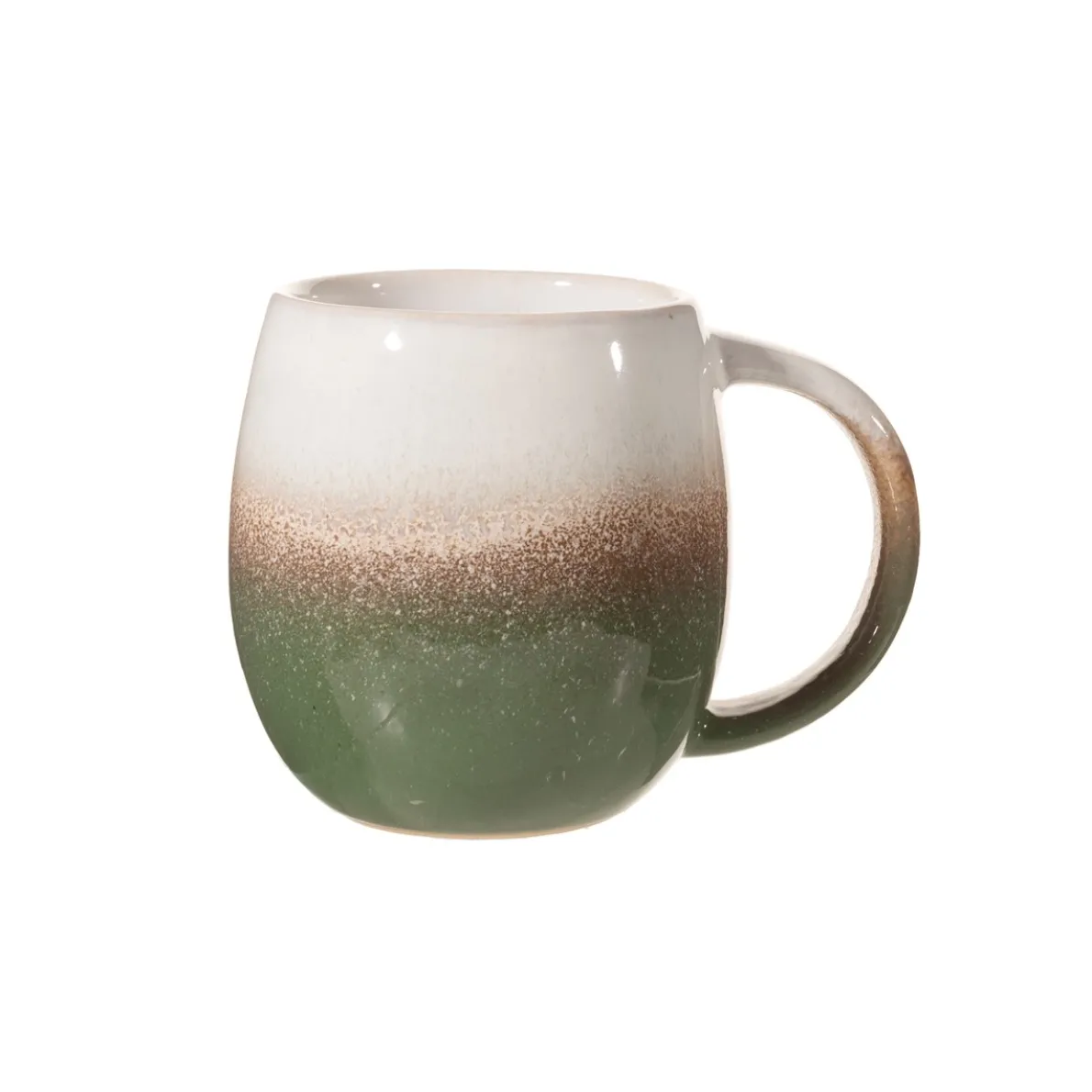 Dip Glazed Ombre Green Mug