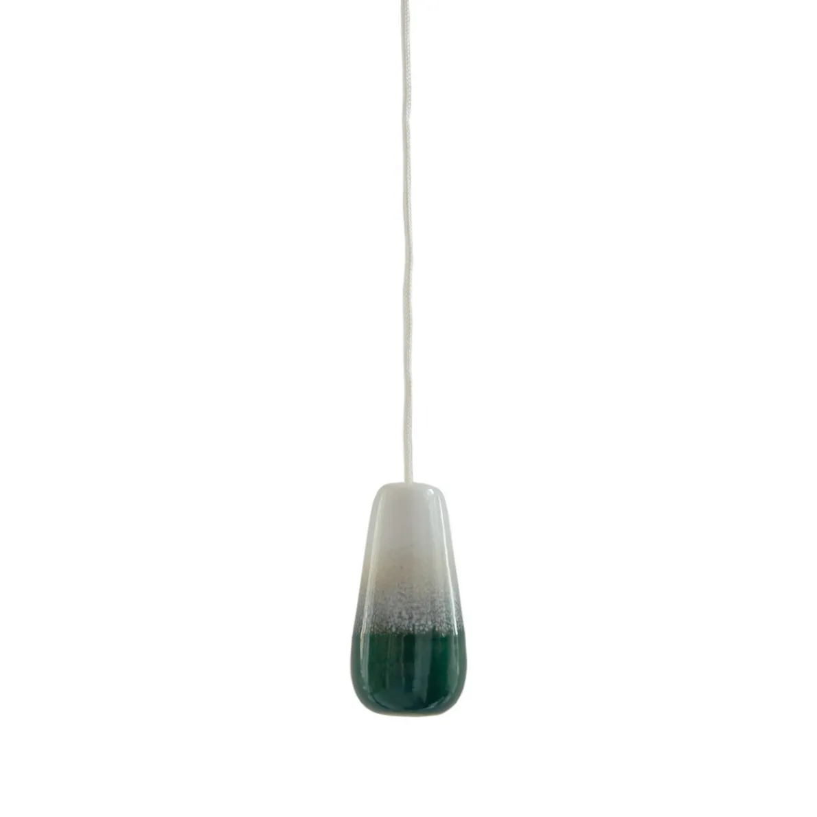 Dip Glazed Ombre Green Light Pull