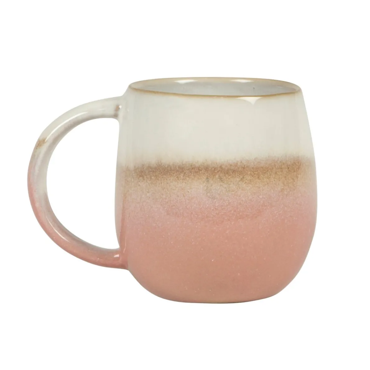 Dip Glazed Ombre Pink Mug