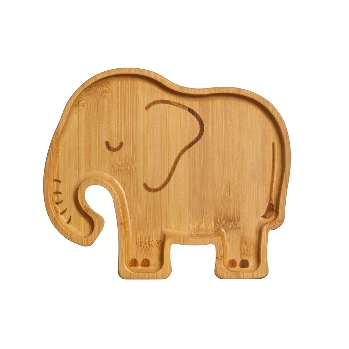 Elephant Bamboo Plate