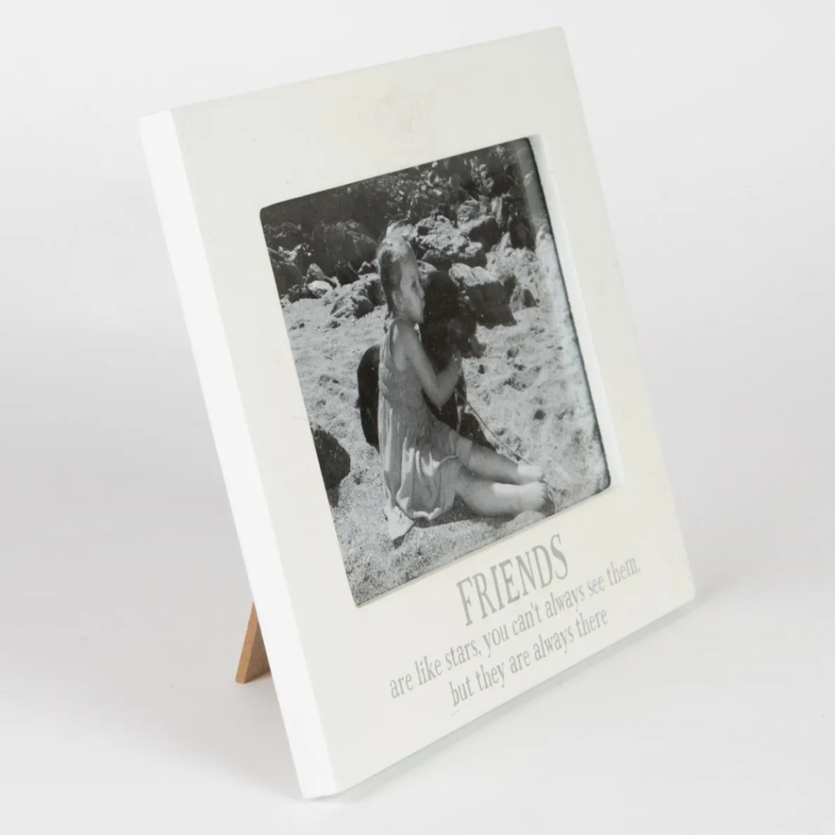 Friends Are Like Stars Photo Frame White