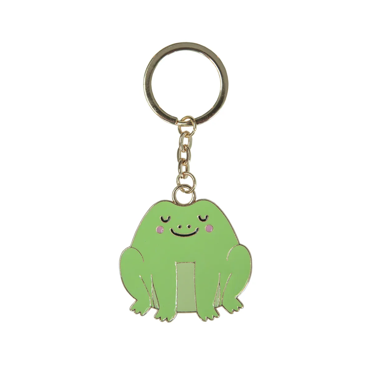 Frog Enamel Keyring