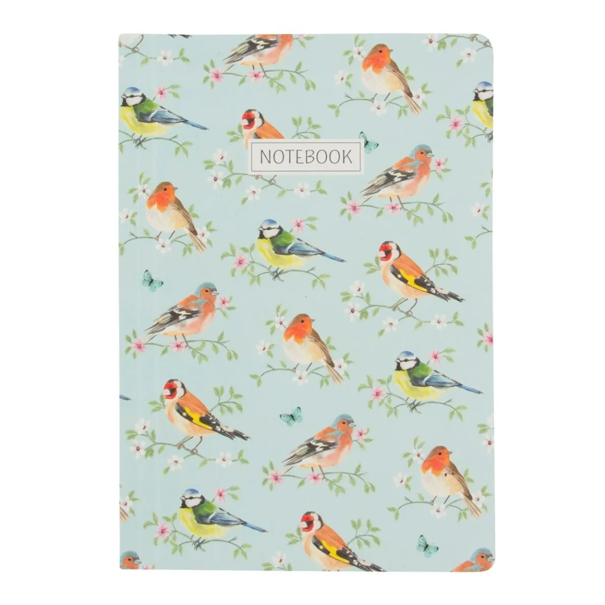 Garden Birds A5 Notebook