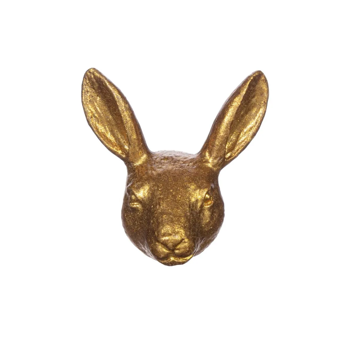 Gold Rabbit Drawer Knob
