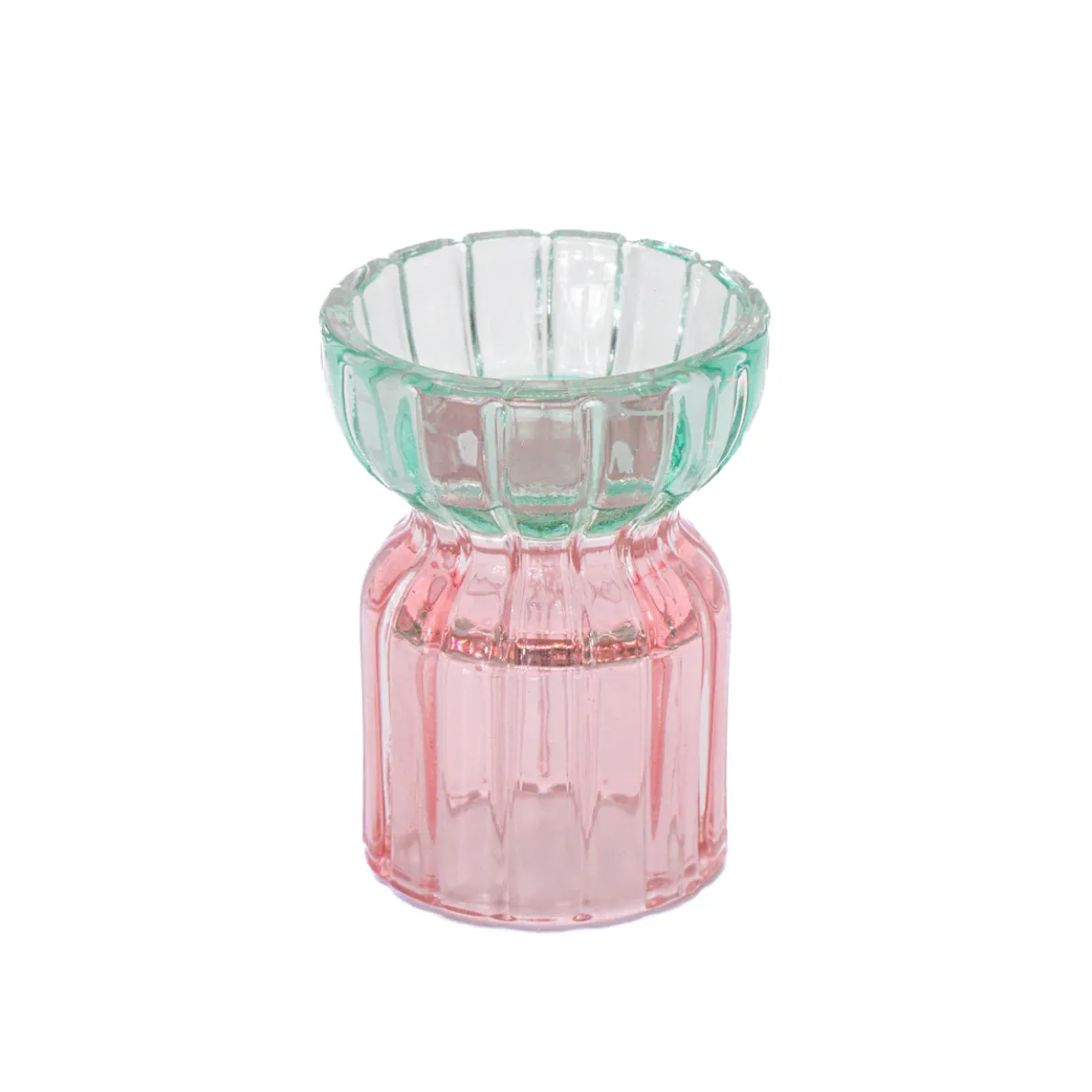 Green & Pink Tealight Holder
