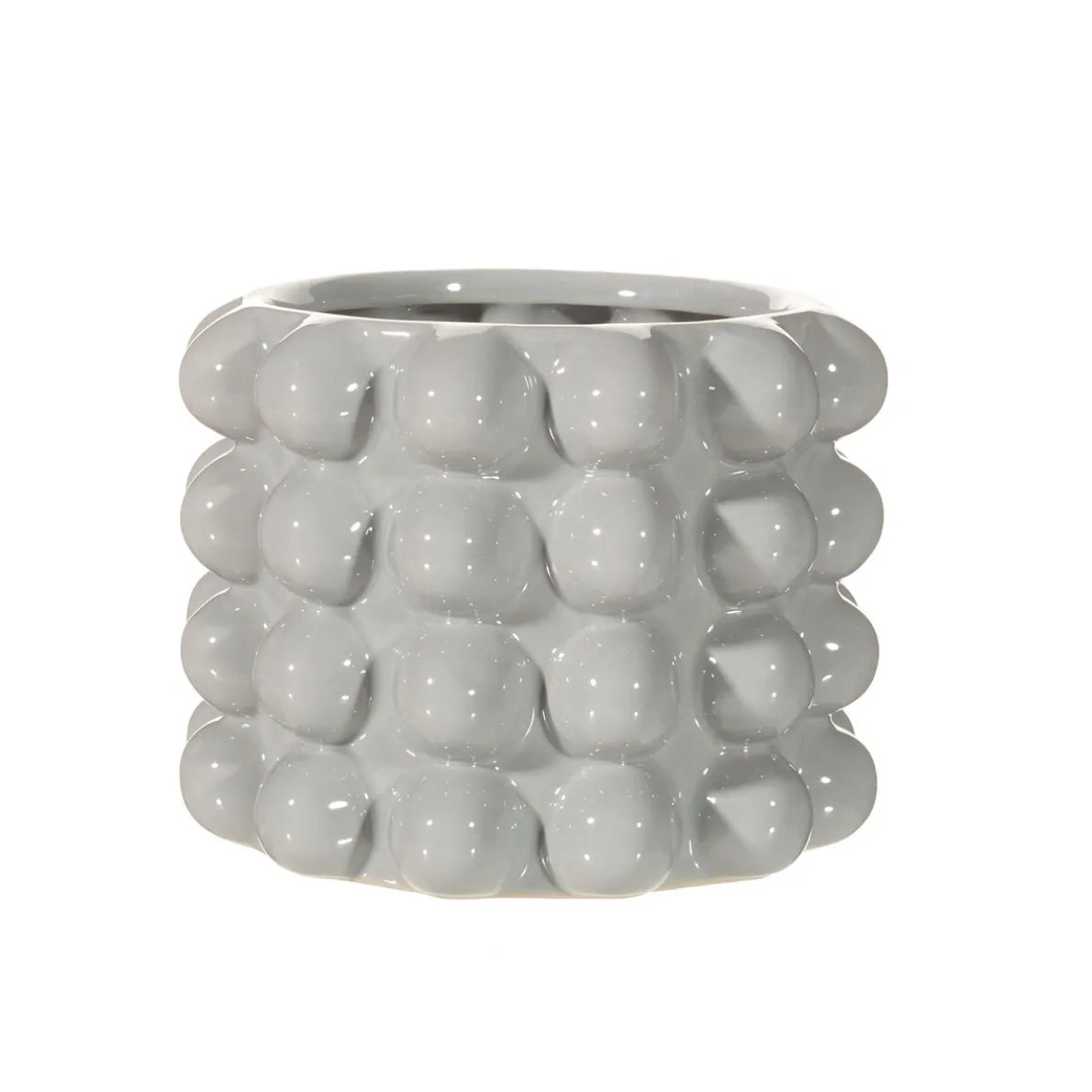 Grey Bobble Planter