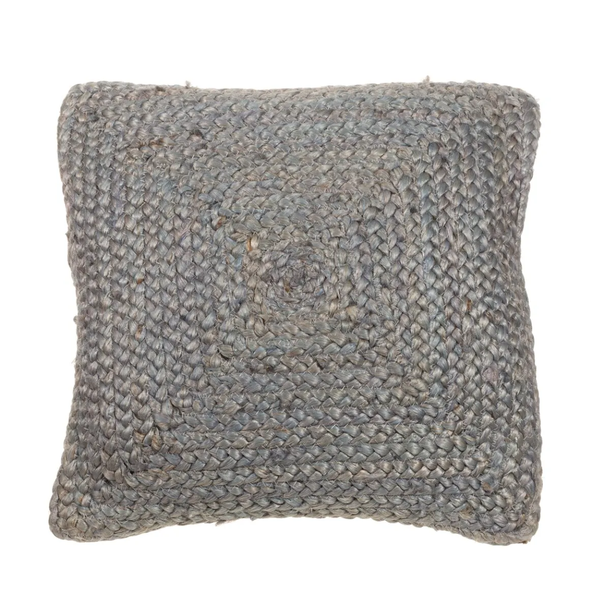 Grey Jute Cushion Cover