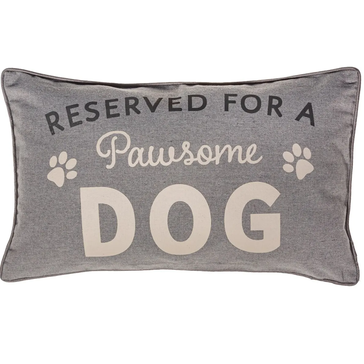 Grey Reserved for the Dog Cushion Cover