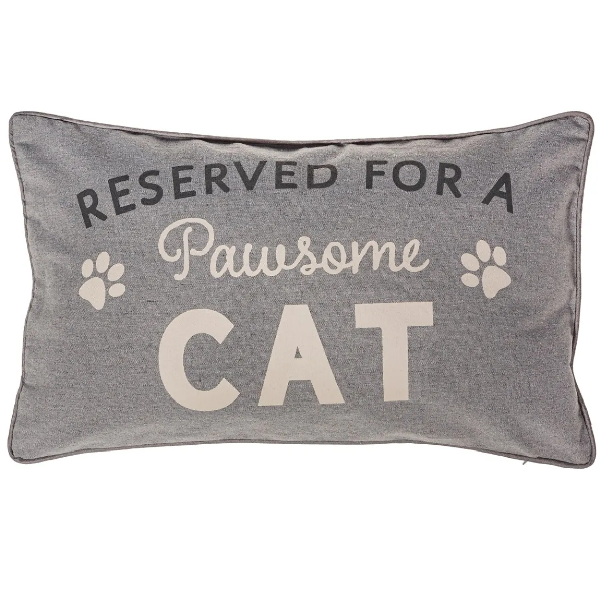 Grey Reserved for the Cat Cushion Cover