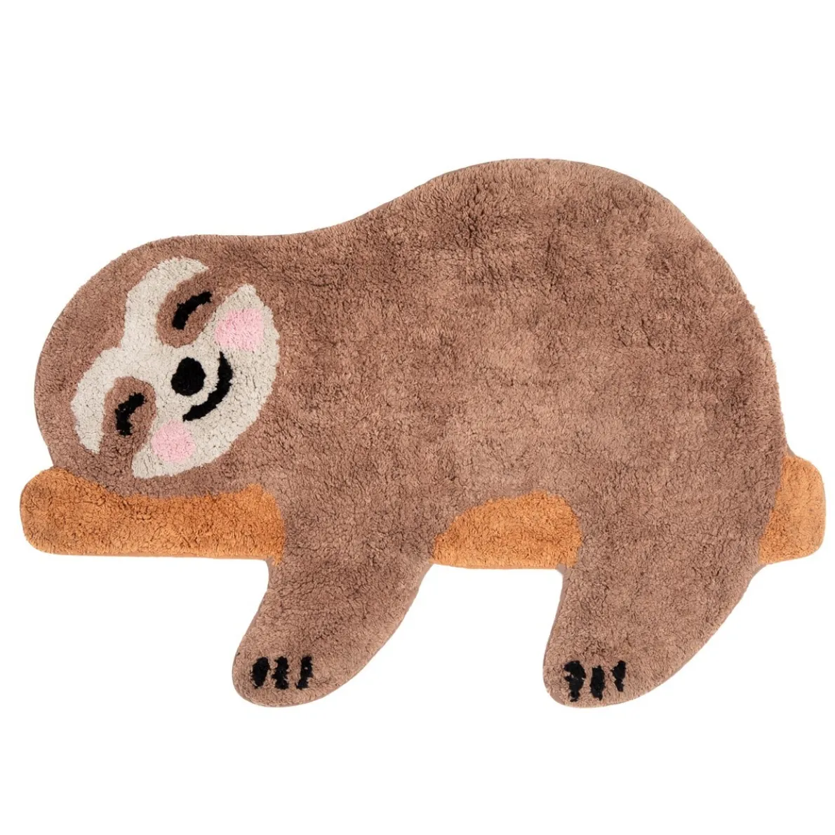 Happy Sloth Chill Zone Brown Rug