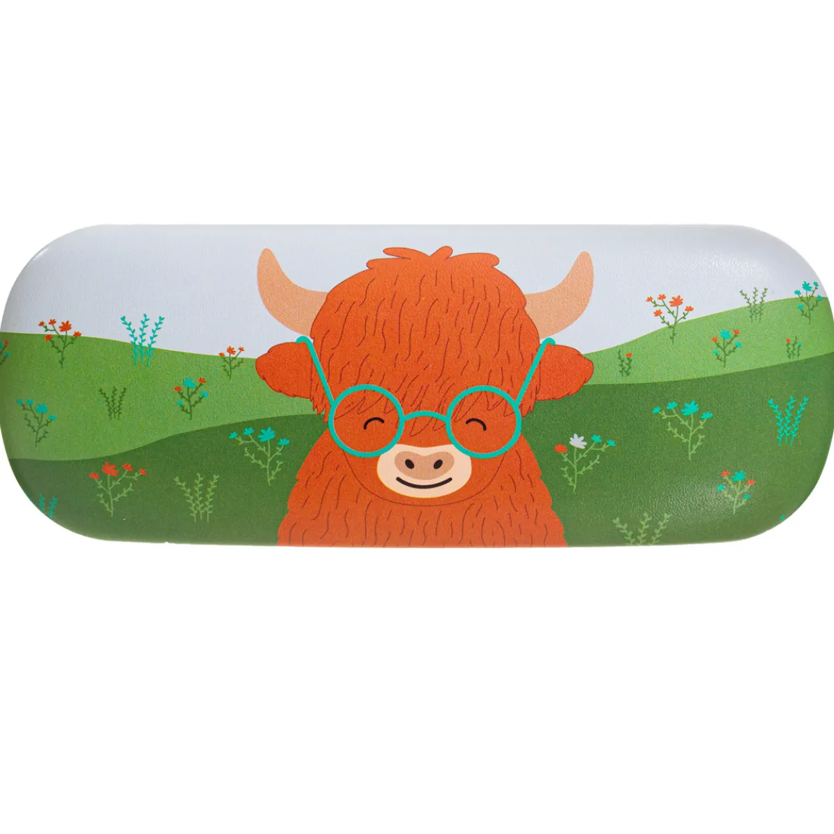 Highland Cow Glasses Case