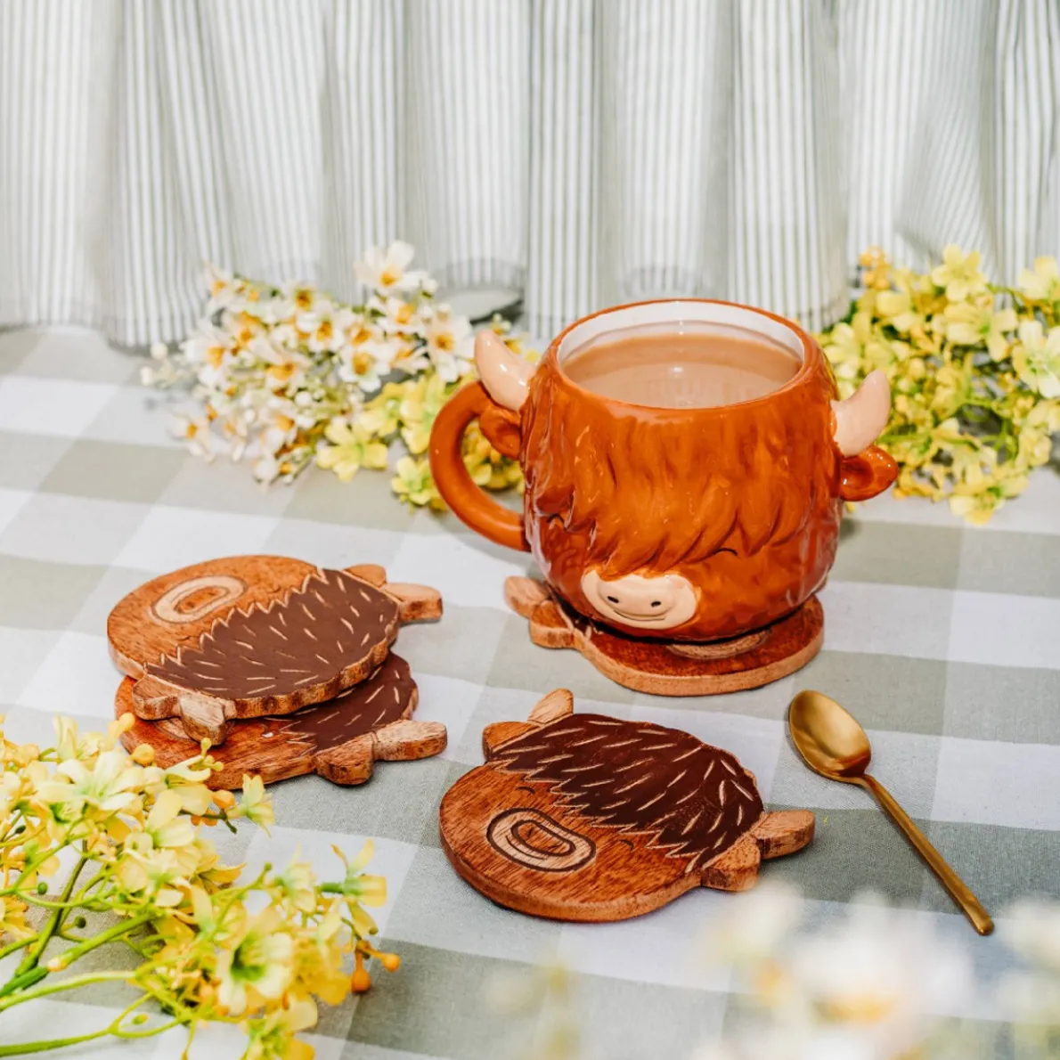 Highland Cow Shaped Mug