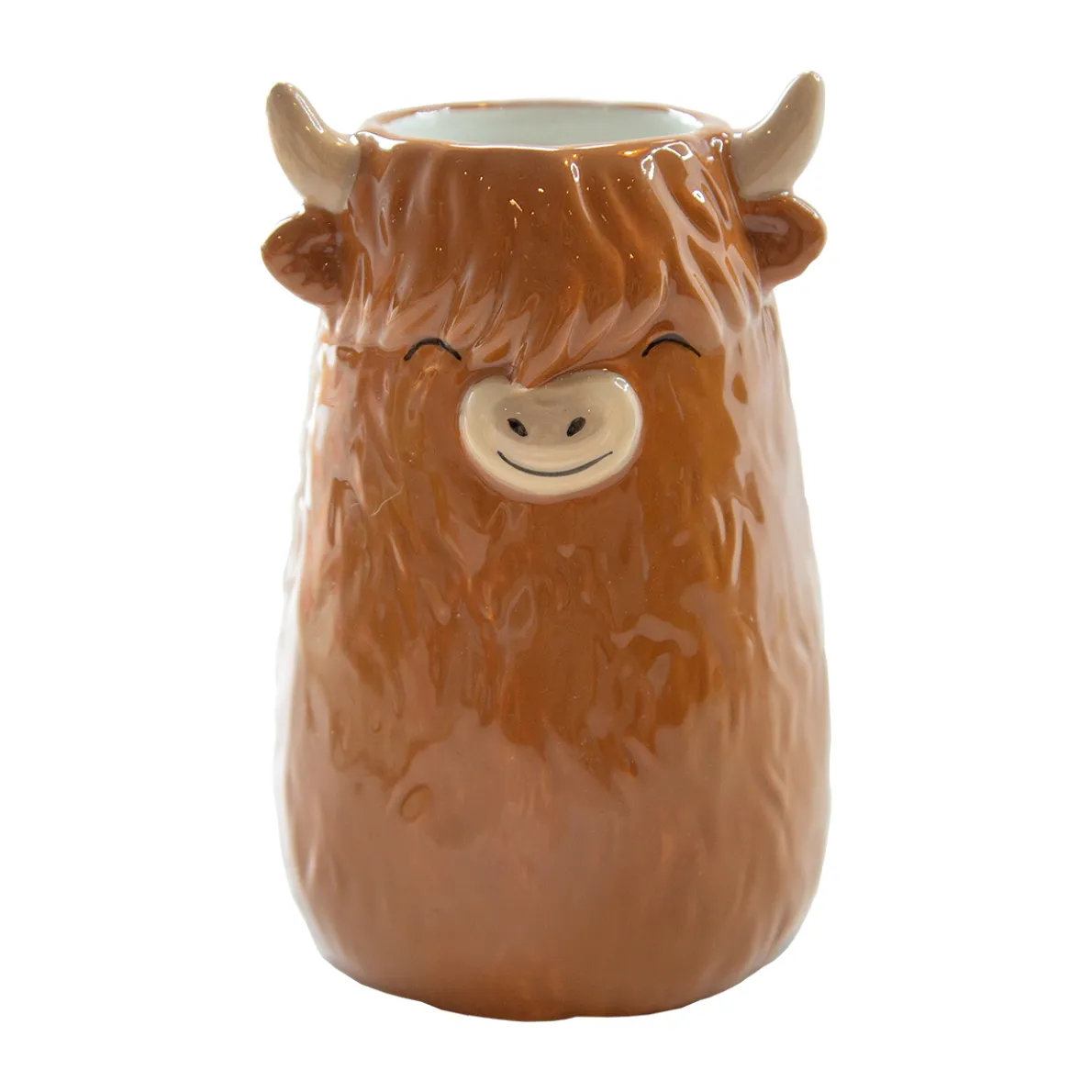 Highland Cow Small Vase