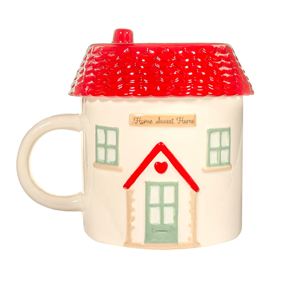 House Shaped Mug with Lid