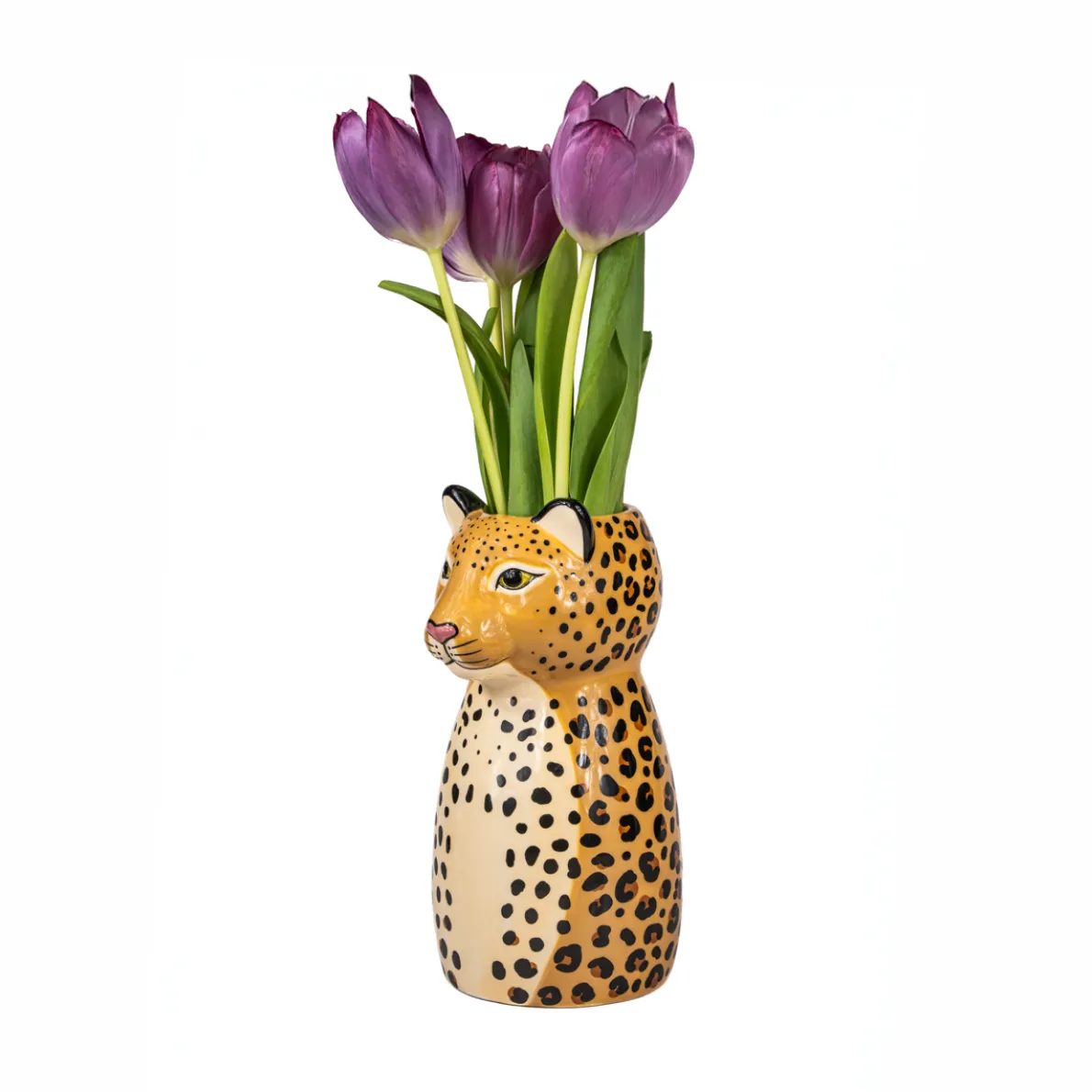 Leopard Shaped Vase