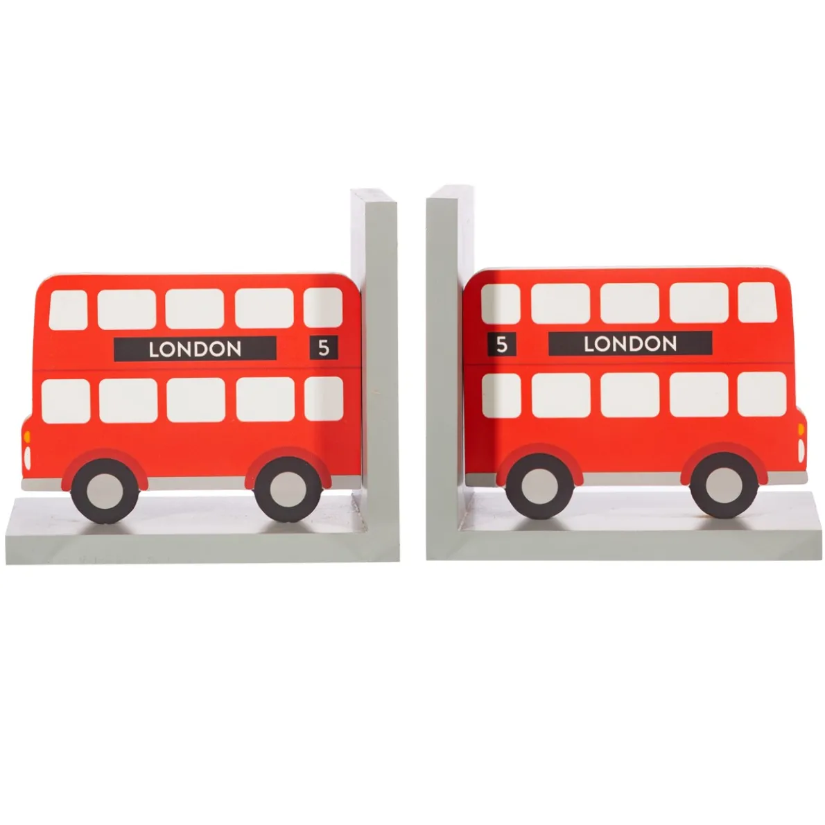 London Bus Red Bookends