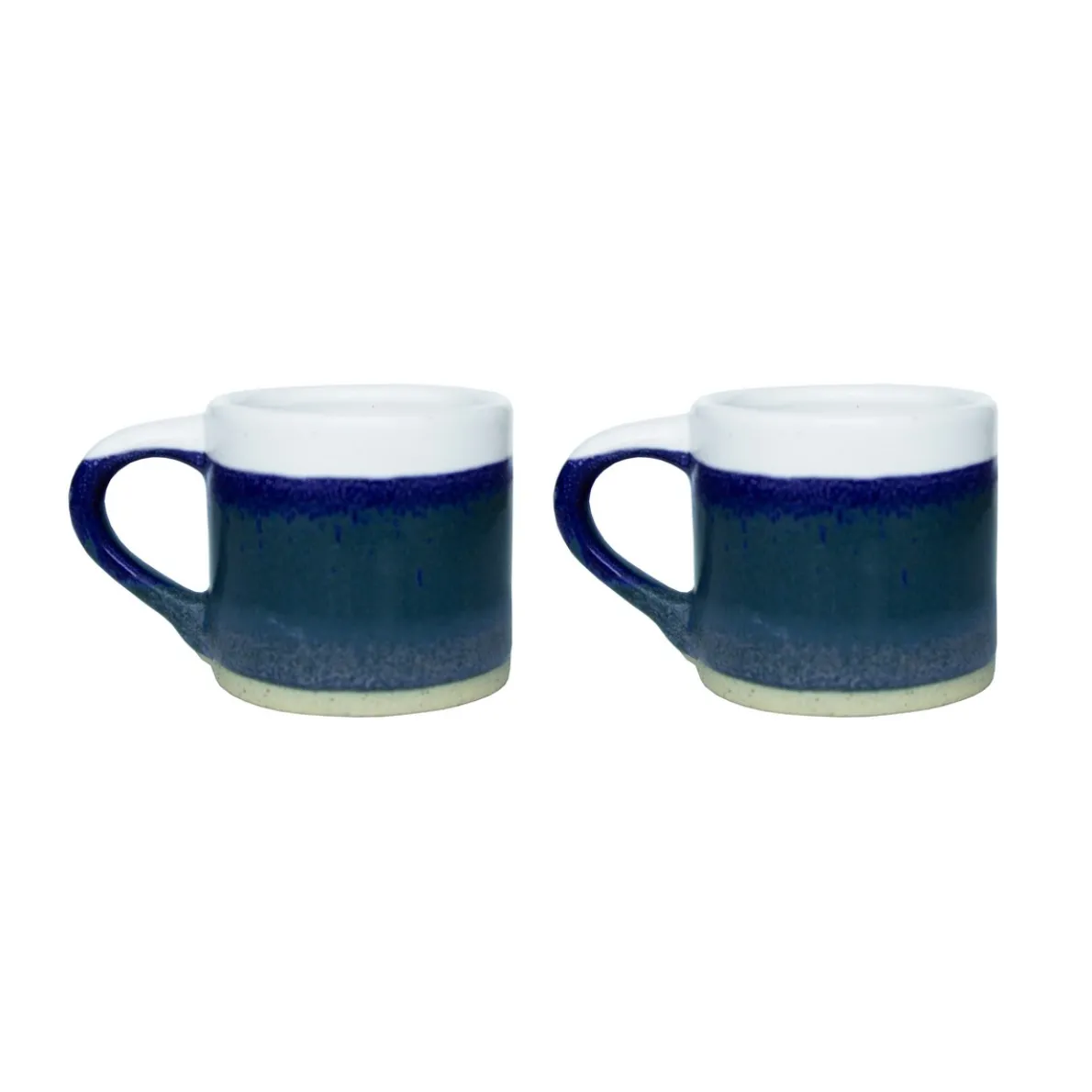 Marlowe Blue Espresso Mugs - Set of 2