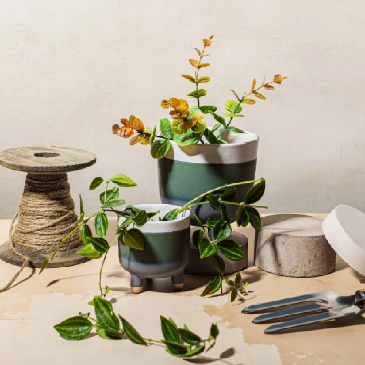 Marlowe Leggy Planter Blue Small