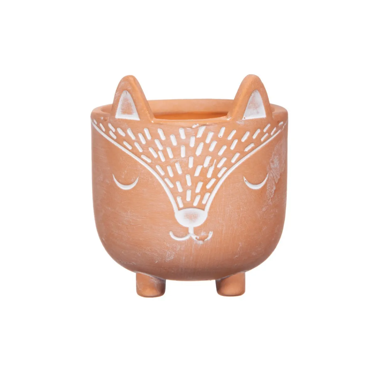 Mini Woodland Fox Terracotta Planter