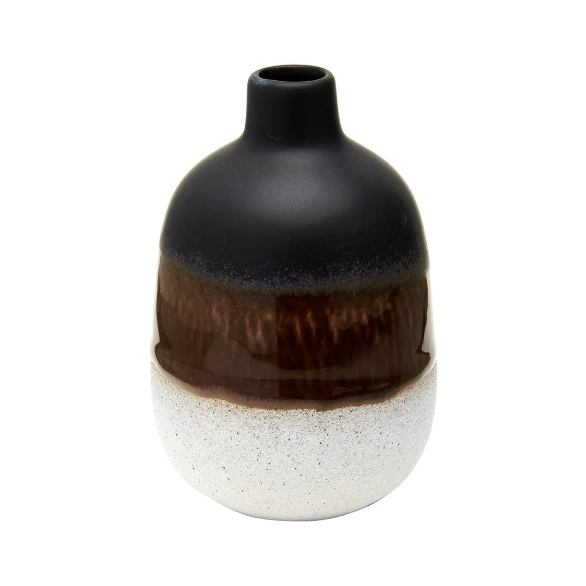 Mojave Glaze Black Vase
