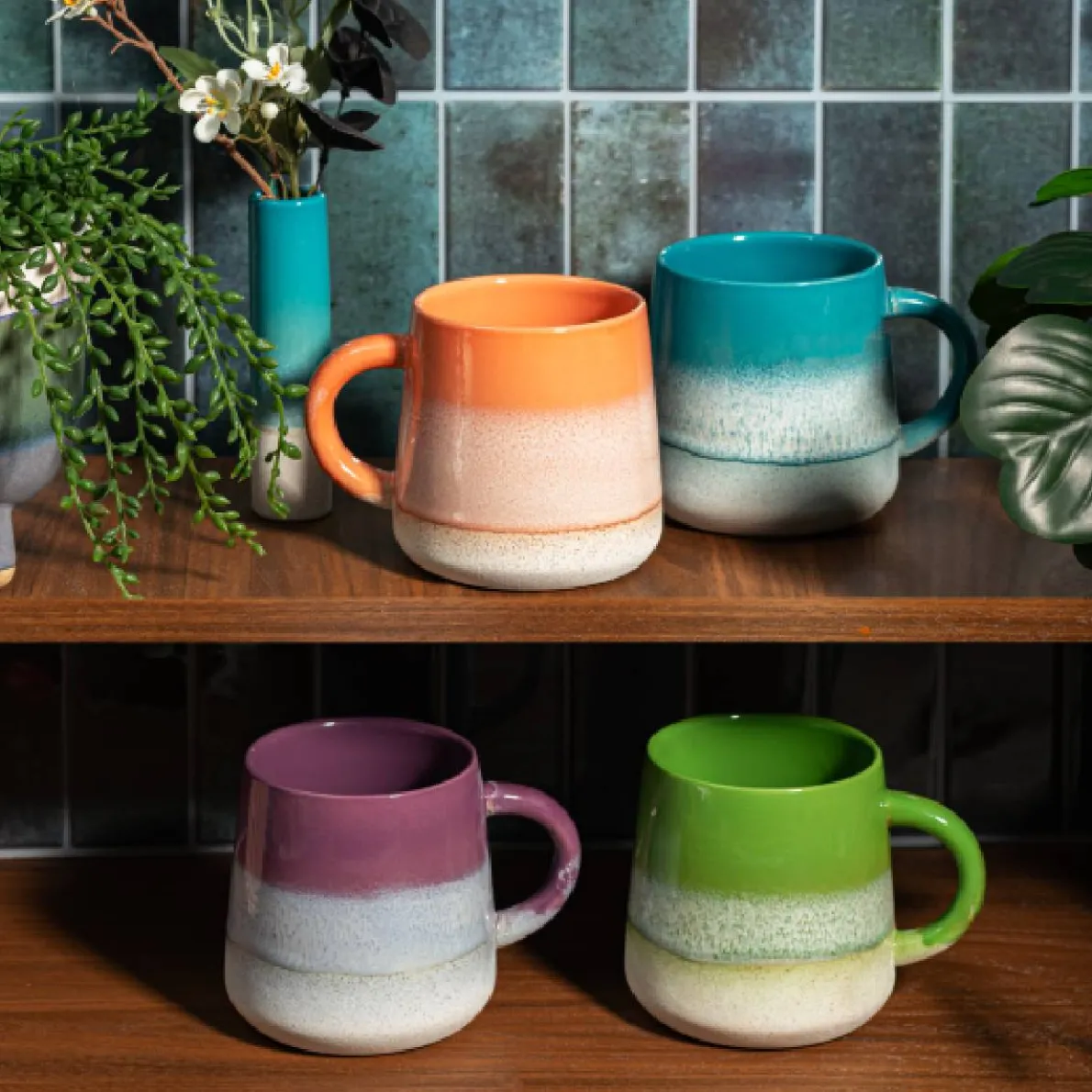 Mojave Glaze Coral Mug
