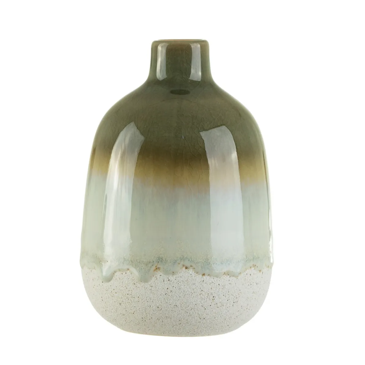 Mojave Glaze Green Vase