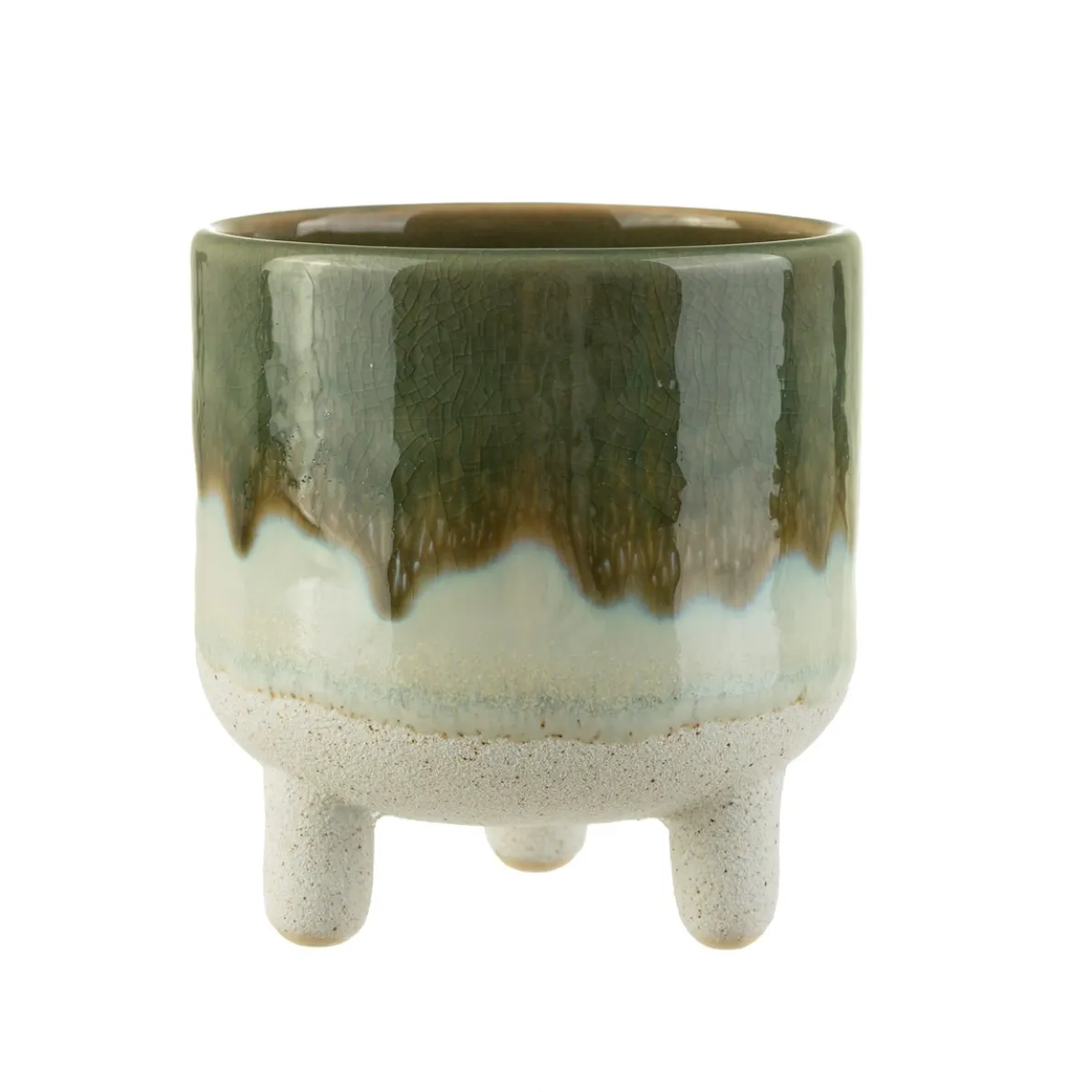 Mojave Glaze Green Planter