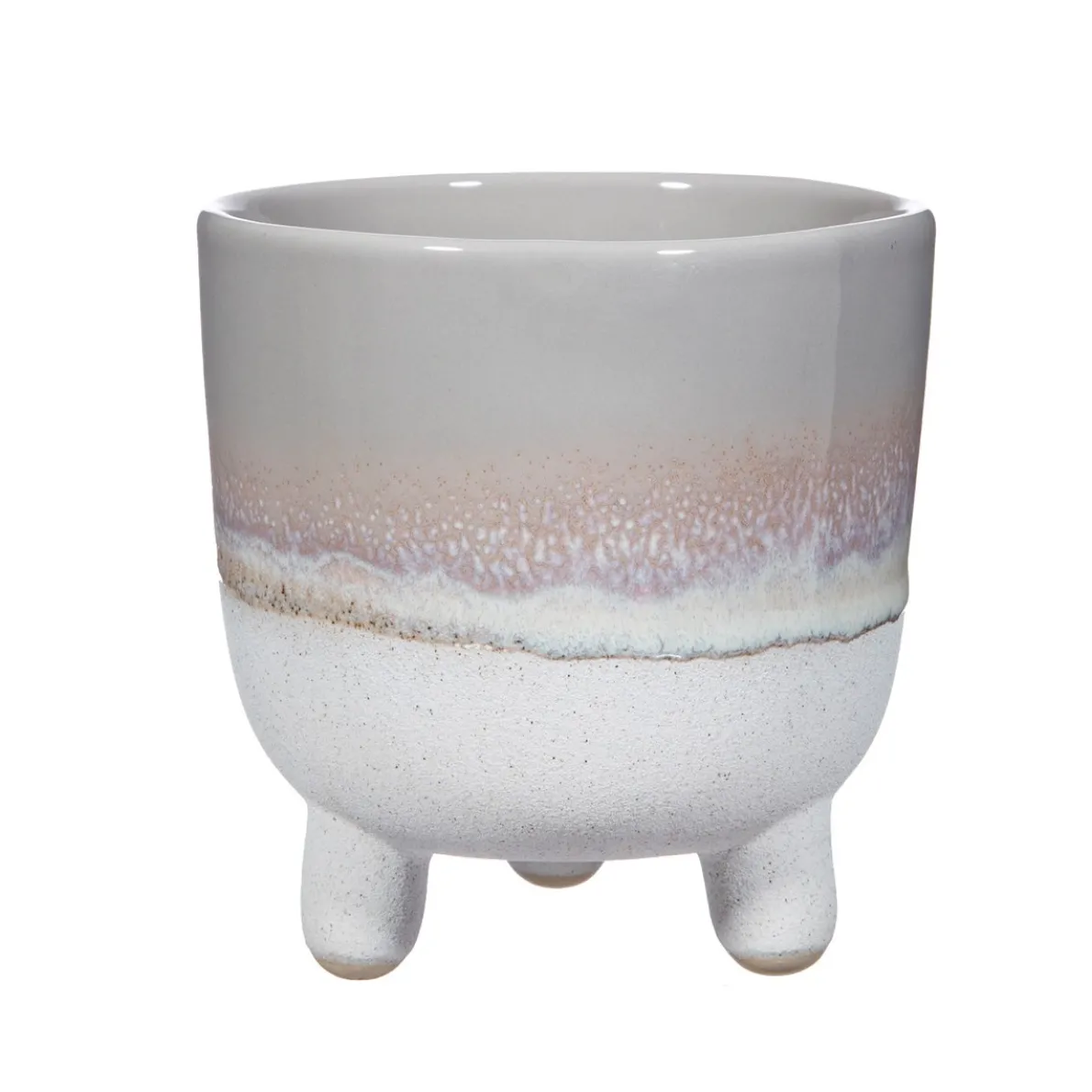 Mojave Glaze Grey Large Planter on Legs