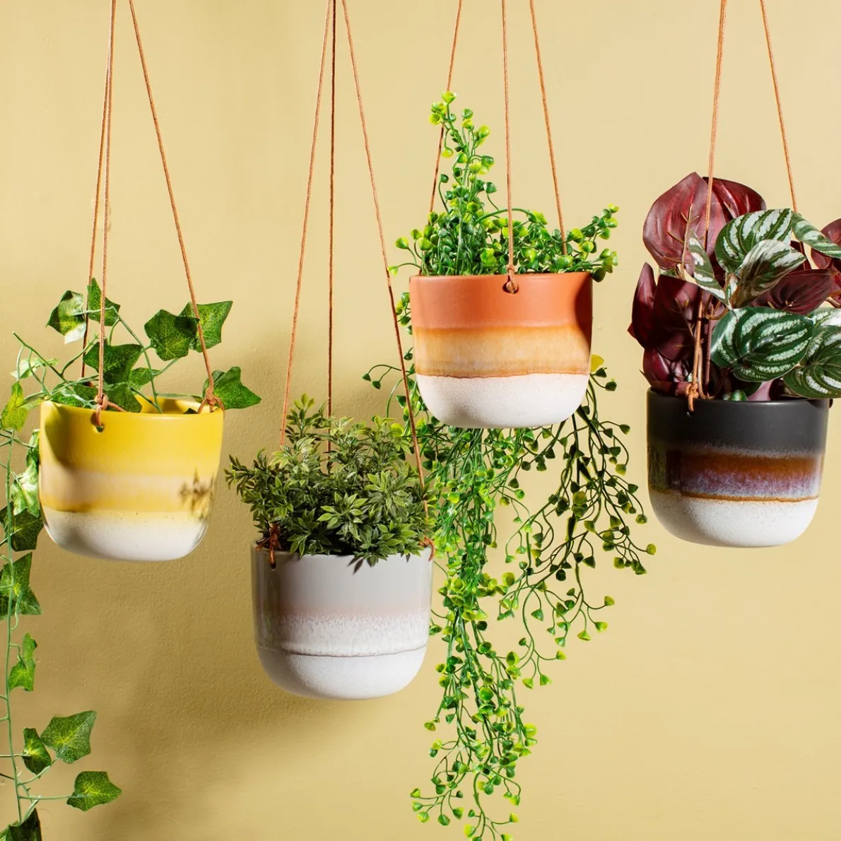 Mojave Grey Hanging Planter