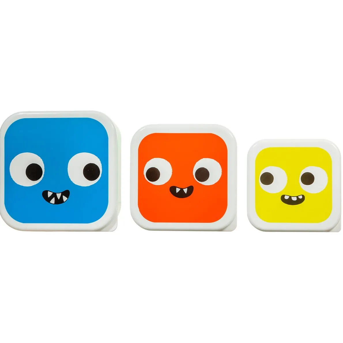 Monster Lunch Boxes - Set of 3