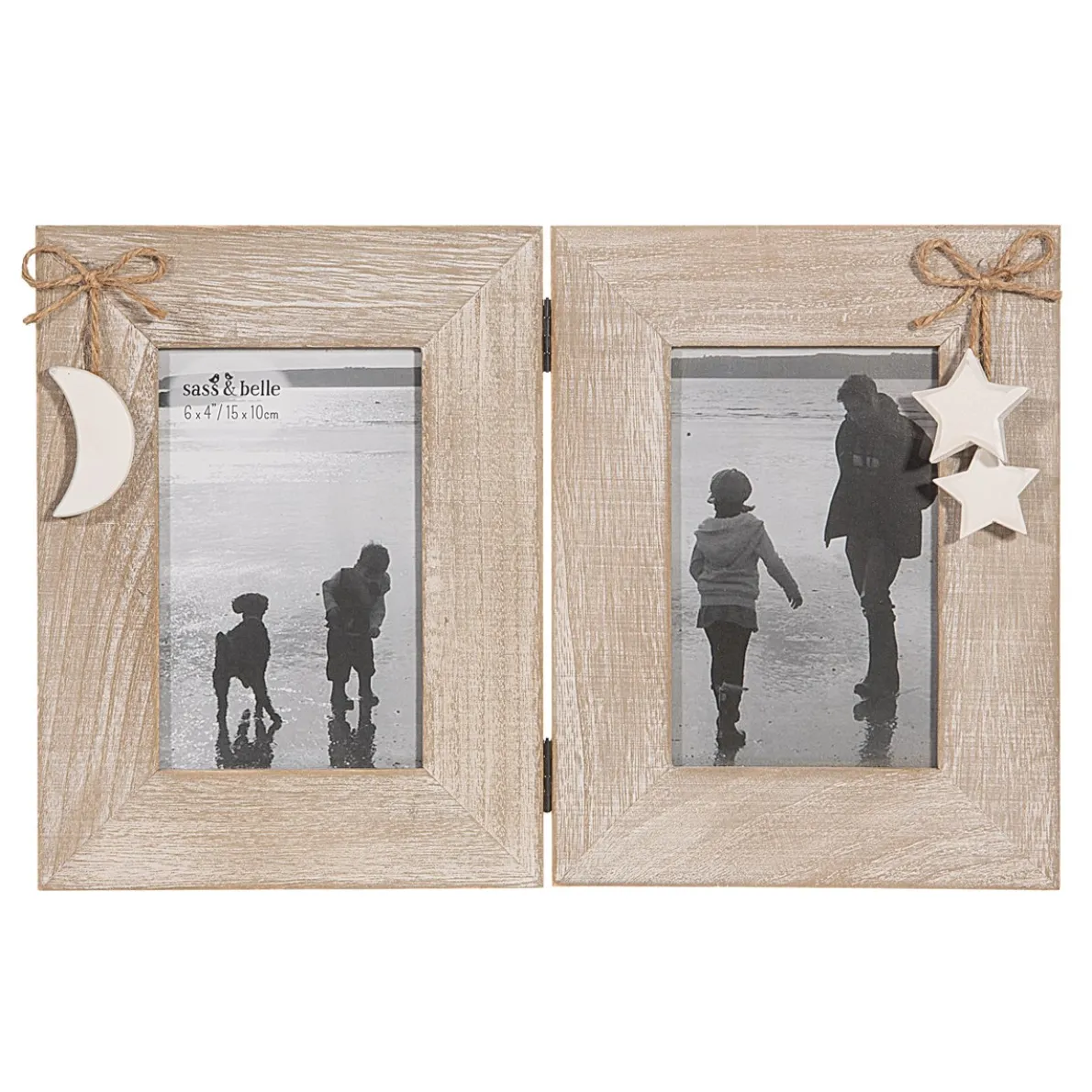 Moon and Stars Double Frame