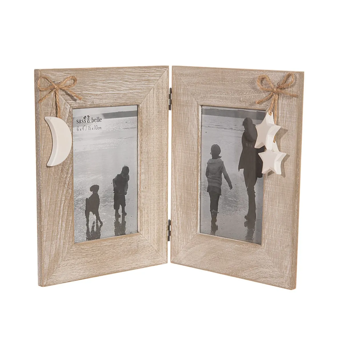 Moon and Stars Double Frame