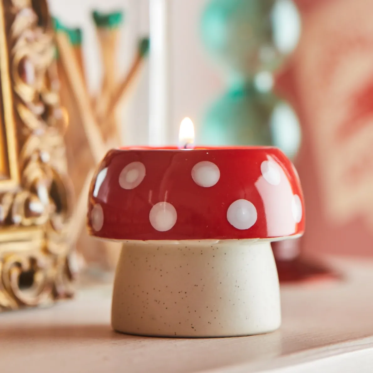 Mushroom Tealight Holder