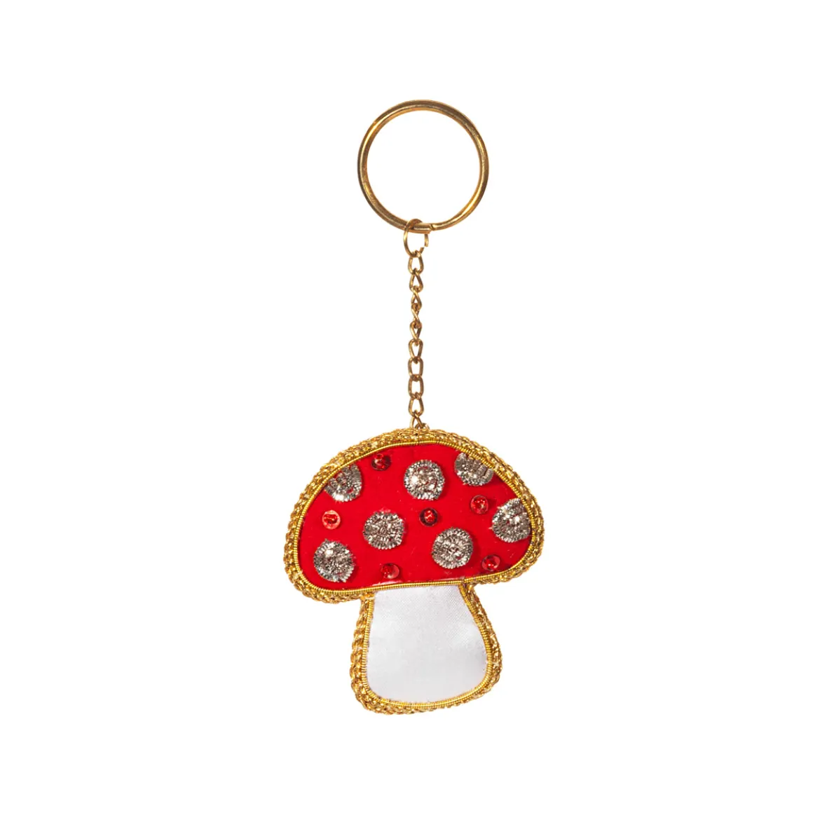 Mushroom Zari Keyring